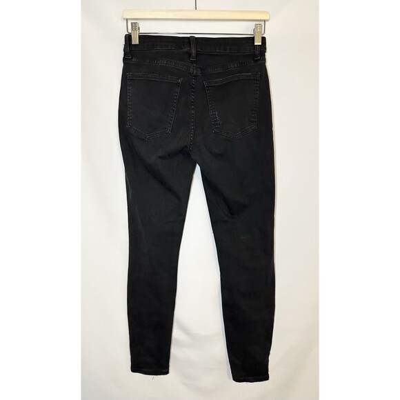 Pistola Black Skinny Mid Rise Jeans Denim Grunge Goth Stretch Women's 28 - Picture 2 of 12